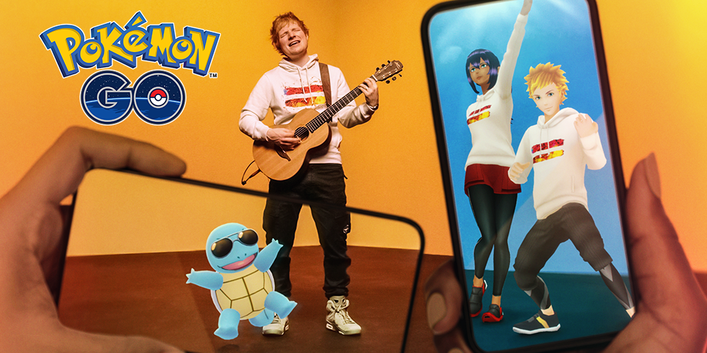 Ed Sheeran realizará concierto en Pokemon GO