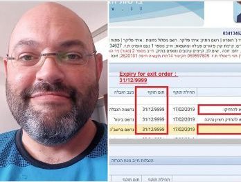 Por no pagar pensión le prohíben salir de Israel por casi 8 mil años