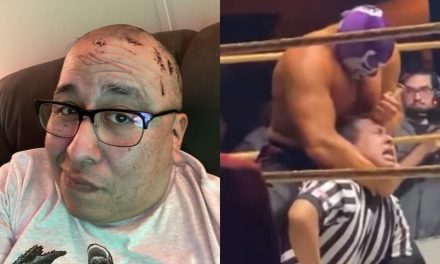 Luchador apuñala en la cabeza a referí | Video