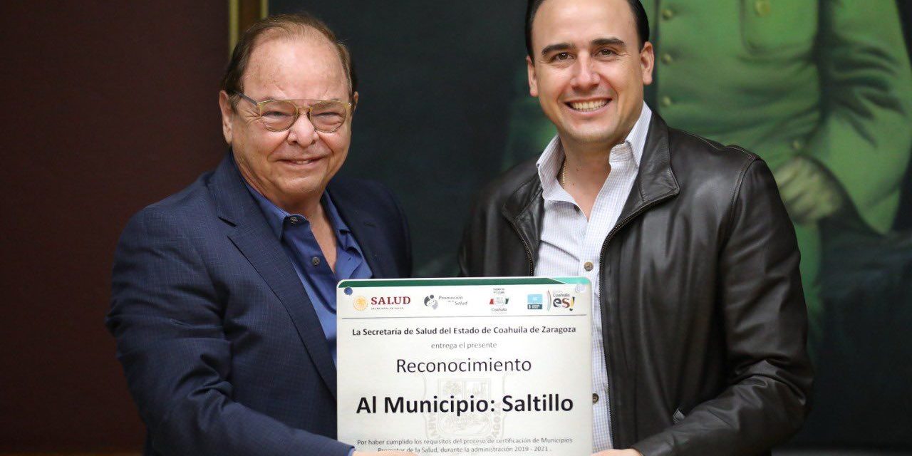 Saltillo es promotor de la salud