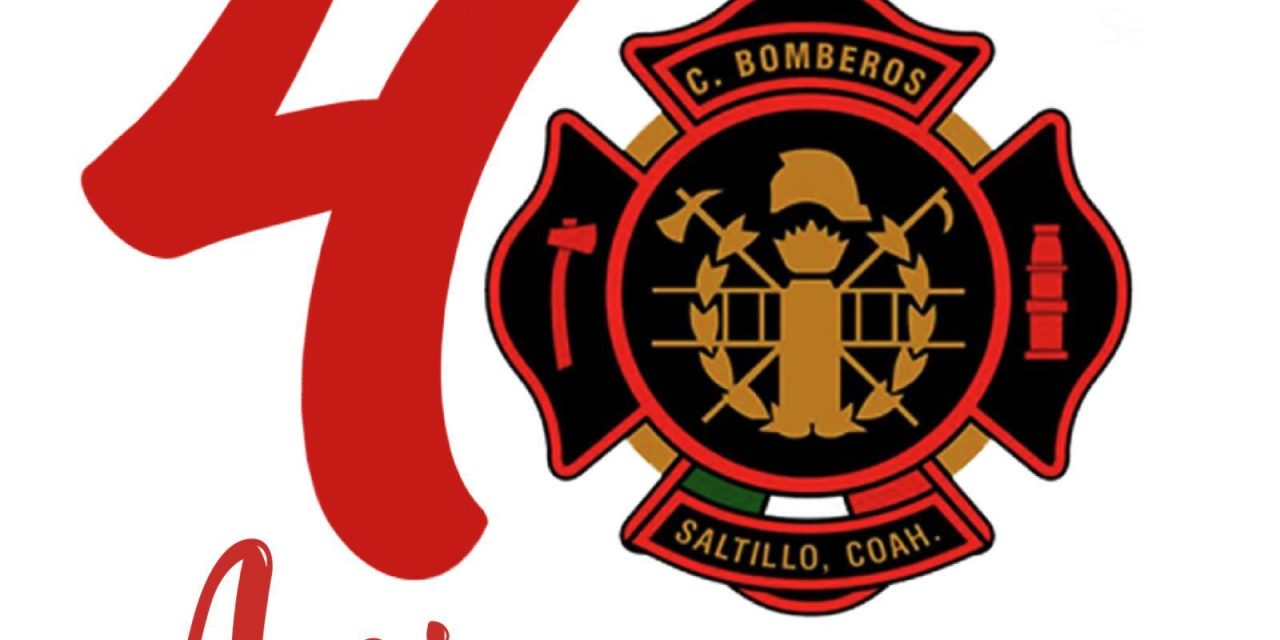 Celebra cuerpo de Bomberos de Saltillo 40 años de servicio