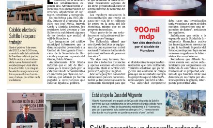 Portada [16 de diciembre de 2021] Destapan desvío de recursos en Monclova; inauguran centro de Justicia Civil y Familiar en región Carbonífera y más…