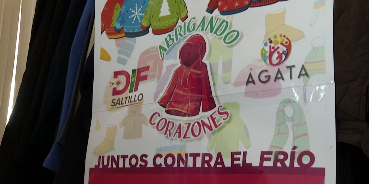 Continua DIF Saltillo recibiendo ropa abrigadora para la población vulnerable