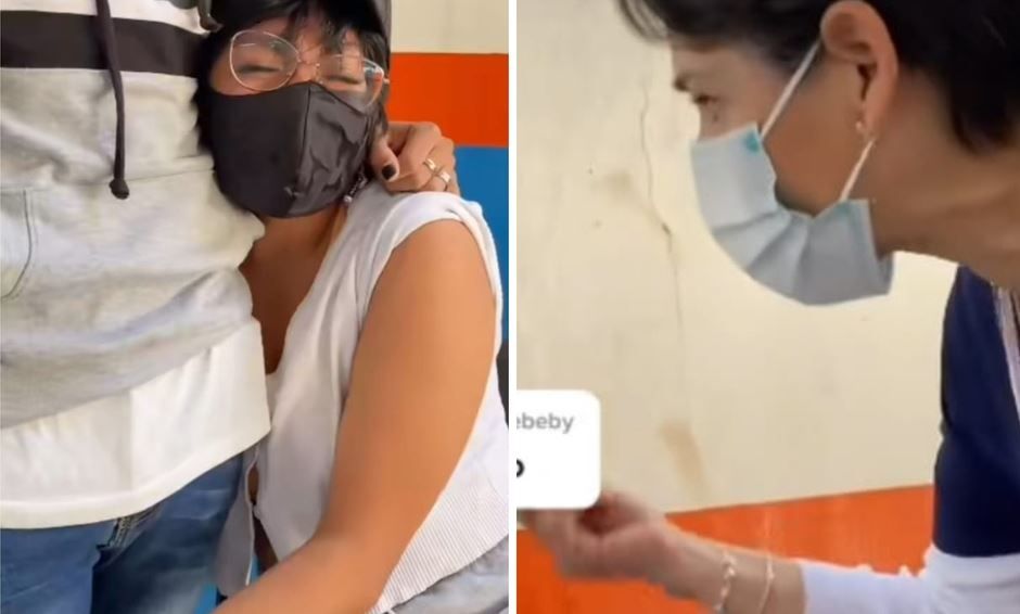 ‘Si sabes a qué vienes, ¿para qué te pones en ese plan?’; enfermera regaña a joven por hacer ‘drama’ en vacunación (video)