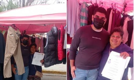 ‘Dios nunca nos dejó’; joven dedica título a su mamá en mercado de pulgas en Sabinas