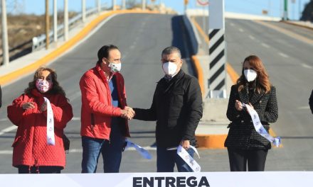 Miguel Riquelme y Manolo Jiménez entregan obras por 200 mdp en Saltillo