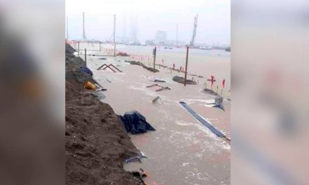 Refinería Dos Bocas de nuevo bajo el agua tras intensas lluvias en Tabasco
