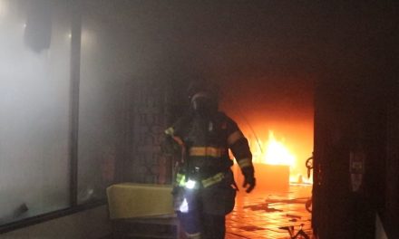 Arde la Potranca en el centro de Saltillo (Video)