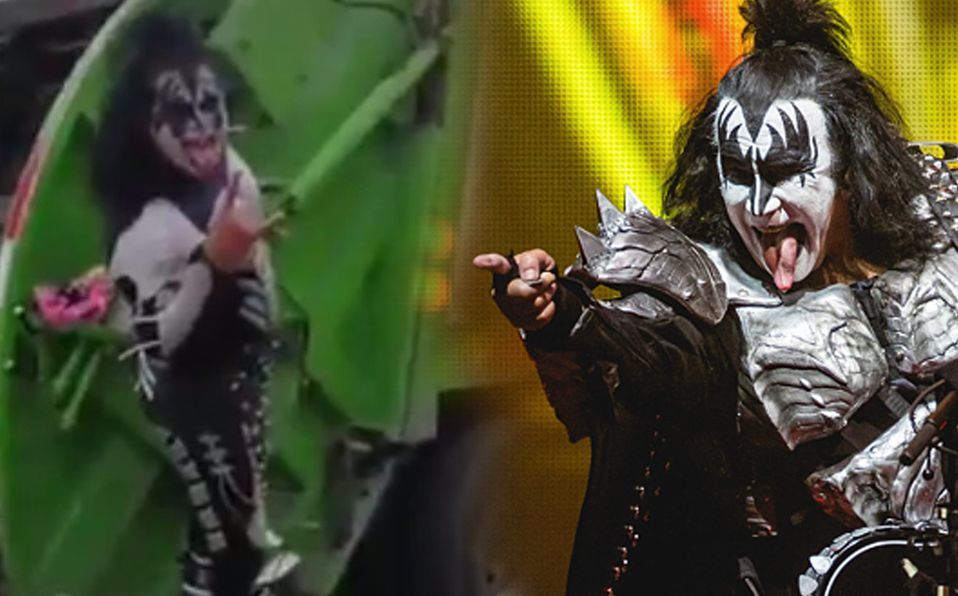 Gene Simmons alaba a recolector de basura que se disfrazó de Kiss