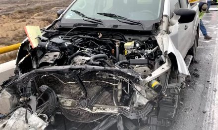 Se registra aparatoso accidente sobre el Libramiento Norponiente de Ramos Arizpe (Video)