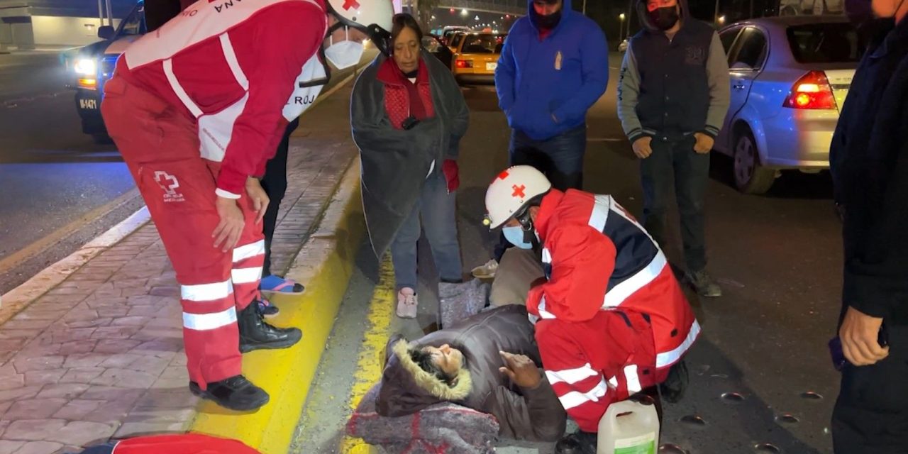 Indigente es atropellado en Saltillo