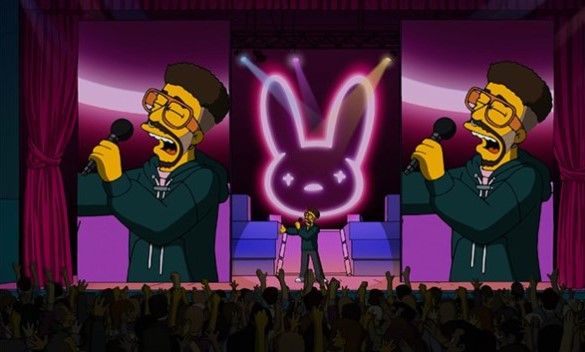 ¿Los Simpson predijeron la llegada de Bad Bunny al Estadio Azteca?