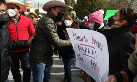 Manolo Jiménez llama a la unidad desde Parras, Coahuila
