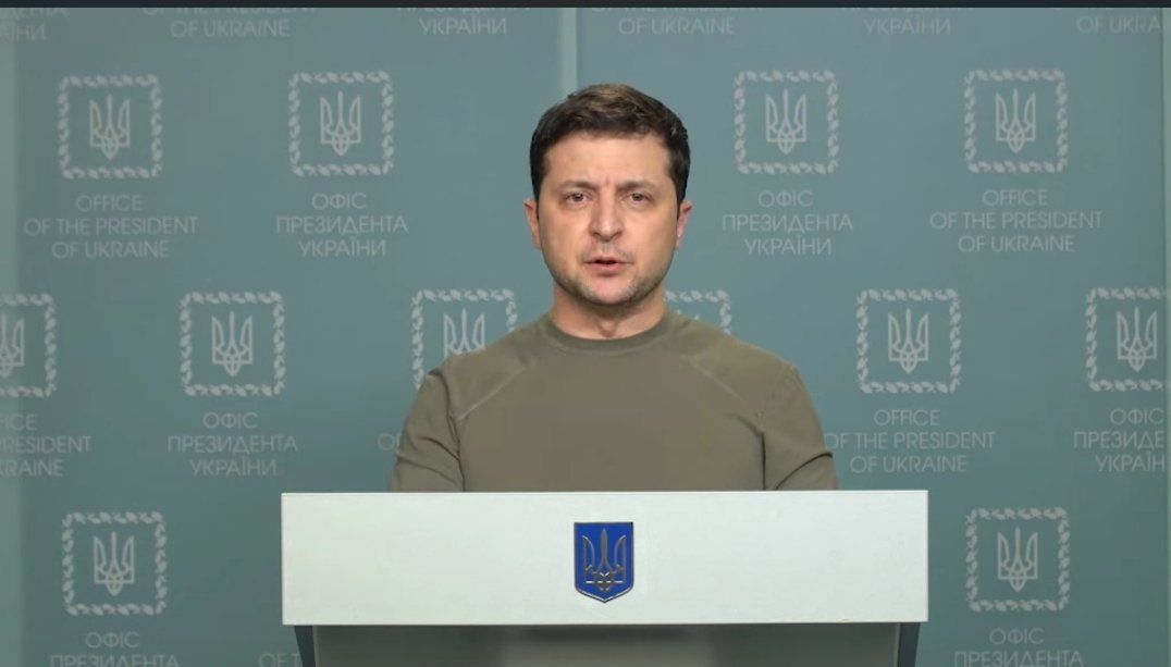Nos han dejado solos: presidente de Ucrania ante ataque de Rusia