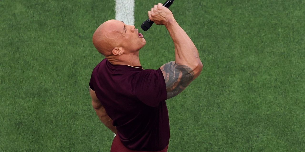 ¡En todos lados está! The Rock tiene aparición especial en el Super Bowl
