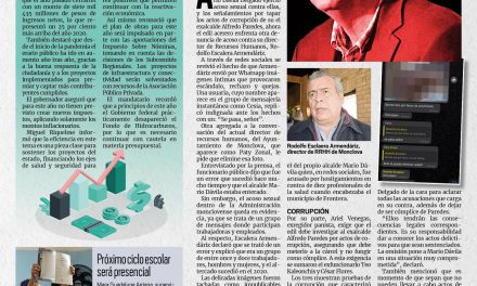 Portada [28 de febrero de 2022]  Mario Dávila y más escándalos; Coahuila crece en recaudatoria anual y más…