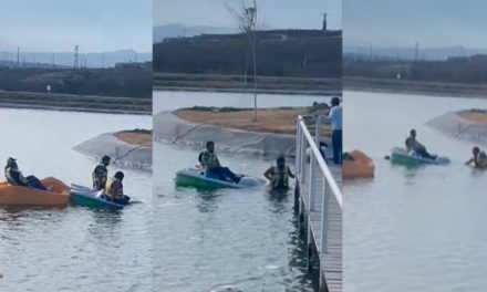 #LadyTitanic salva a su amado de morir ‘ahogado’ de un lago en Monclova