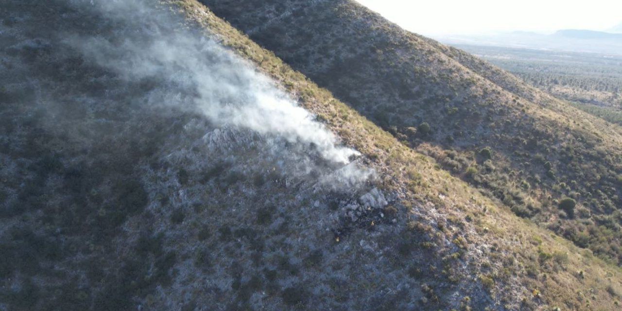 Fue provocado incendio en Sierra de Zapalinamé