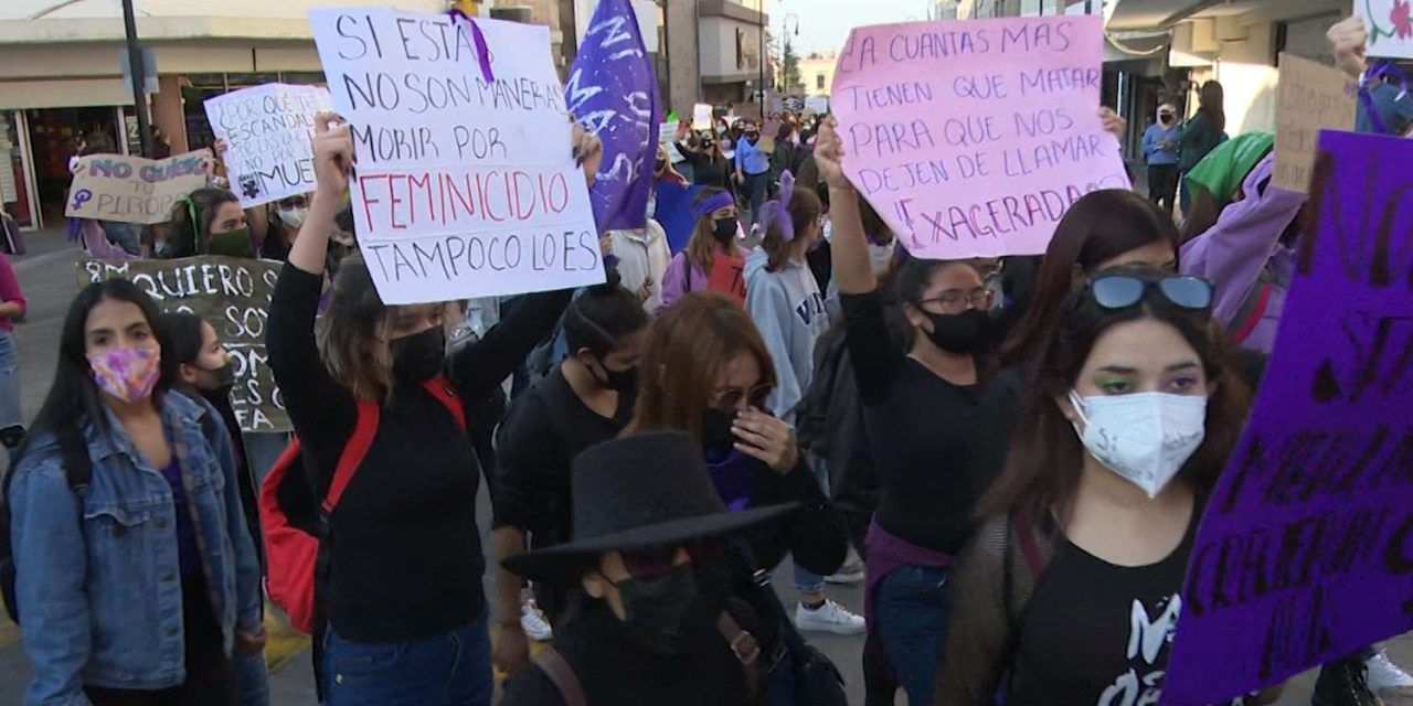 En Saltillo continúan exigiendo los derechos de las mujeres