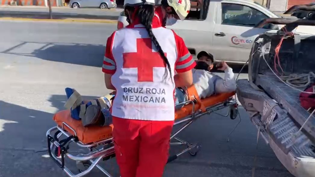 De nueva cuenta, un motociclista se vio involucrado en un accidente registrado esta mañana en Saltillo