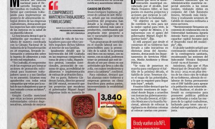 Portada [14 de marzo de 2022] DIF Coahuila promueve nutrición en empresas; Chema Fraustro trabaja por todos los saltillenses y más…