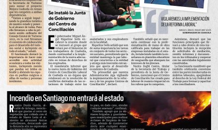 Portada [30 de marzo de 2022] ‘Avanza la reforma laboral en Coahuila’; Consejo Estatal de Turismo en se alista ante vacaciones y más…