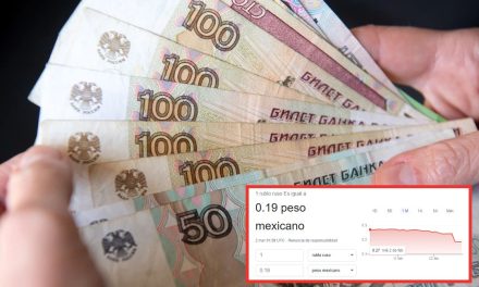Desplome de la moneda rusa; un Rublo equivale a 19 centavos de Pesos Mexicanos