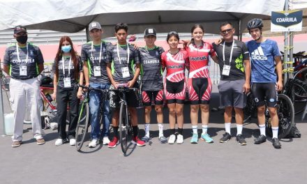 Coahuilenses califican a Nacionales CONADE 2022 en ciclismo de pista