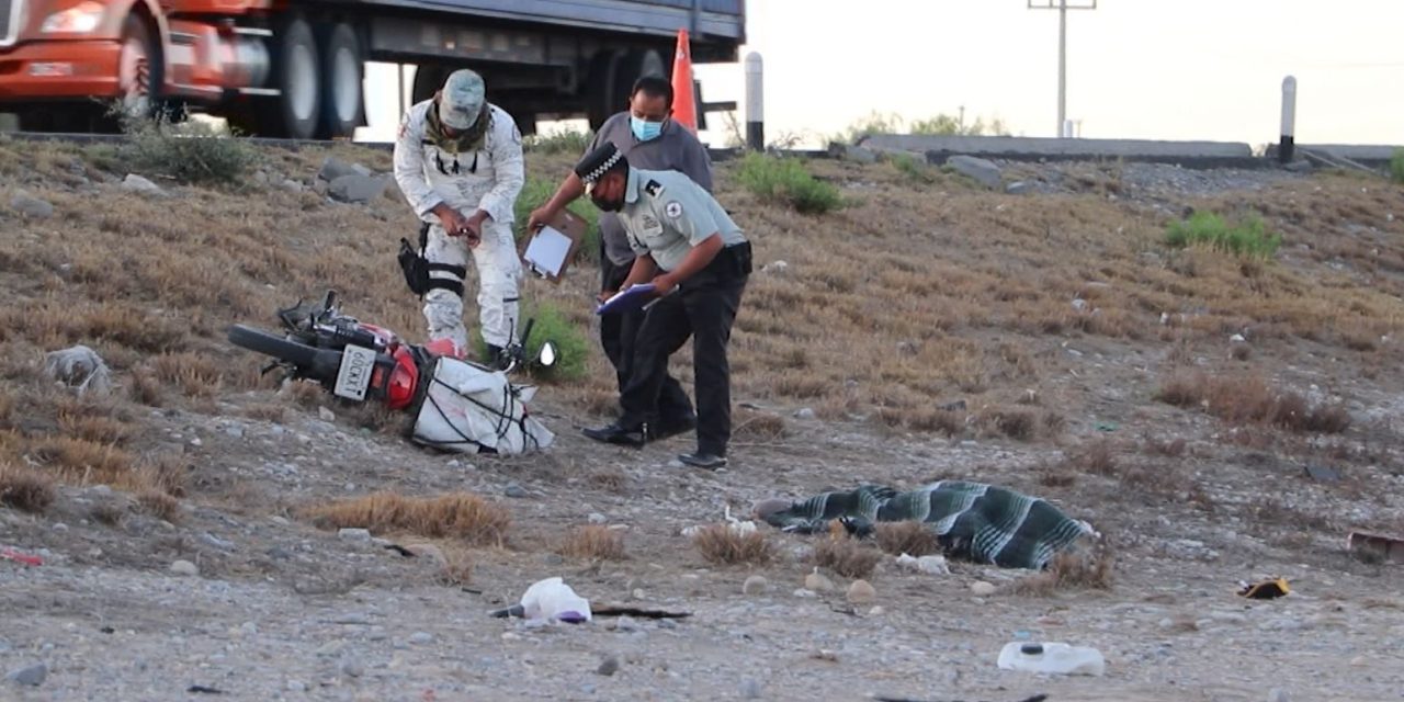 Identifican a motociclista que murió en accidente este martes en Ramos Arizpe