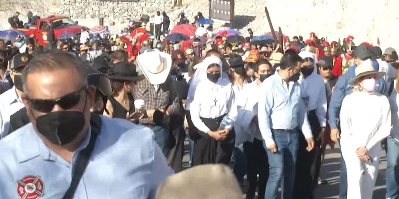 Saldo blanco reporta Viacrucis Cristo de las Noas