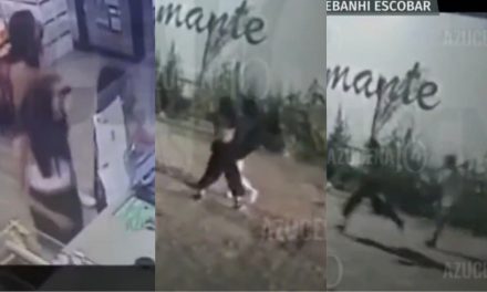 Aparecen imágenes de Debanhi corriendo de la fiesta y peleando con un joven (video)