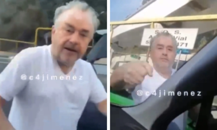 Conductor de Porsche choca vehículo y amenaza a otro automovilista (Video)