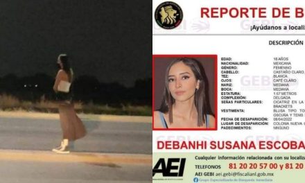 Fiscalía de Nuevo León confirma que cuerpo localizado es de Debanhi Escobar