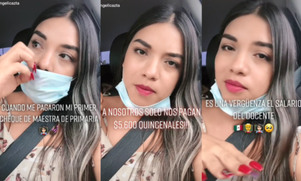 Maestra se hace viral por revelar cuánto gana (Video)