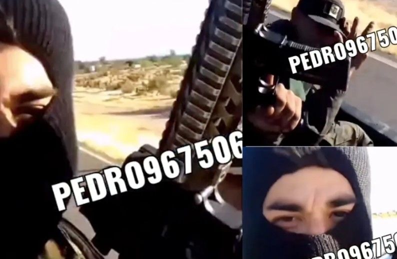 Así patrulla la gente del Chapo en la frontera para evitar que llegue el Mayo Zambada (video)