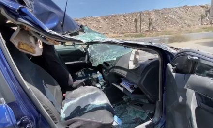 Mujer se lleva susto de su vida en accidente de carretera Saltillo-Torreón