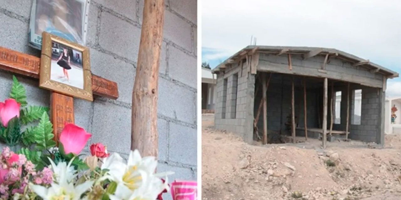 Construyen capilla en tumba de Debanhi Escobar