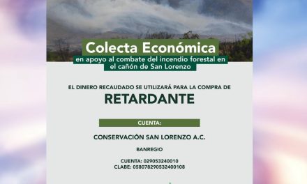 Inician colecta para combatir incendio en Saltillo