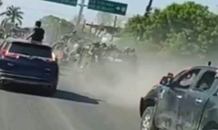 ‘Váyanse a la ver…’; Hombres armados corren a militares en Michoacán (video)