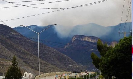 Humareda en Cañon de San Lorenzo alarma a saltillenses