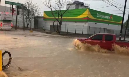 Solo un lesionado por las lluvias en Acuña