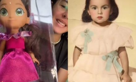 ¡El mejor regalo! Nieta le da a su abuelita su primera muñeca