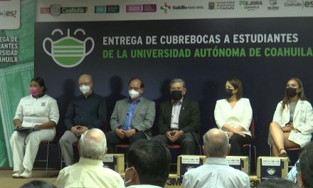 Secretaría de Salud donó 135 mil cubrebocas a estudiantes en Coahuila