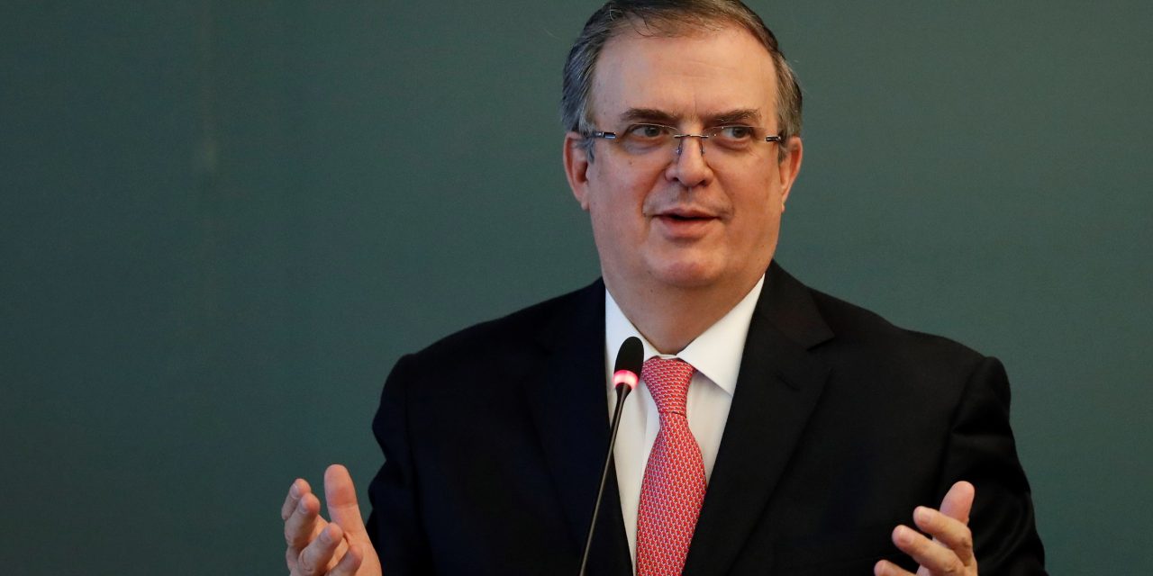 Se contagia Marcelo Ebrard de covid: «trabajaré desde casa»