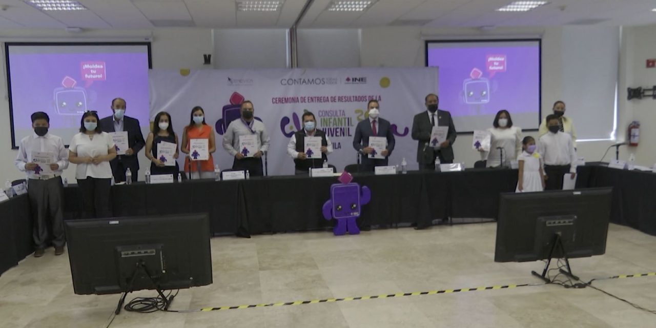 Entrega INE resultados de la Consulta Infantil y Juvenil 2021