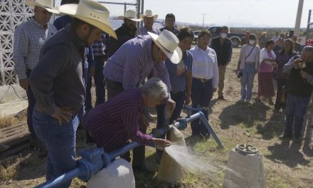 Ejido Fraustro tiene más agua potable