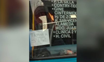 Cumbieros le suben; incrementan a 15 pesos transporte en Monterrey