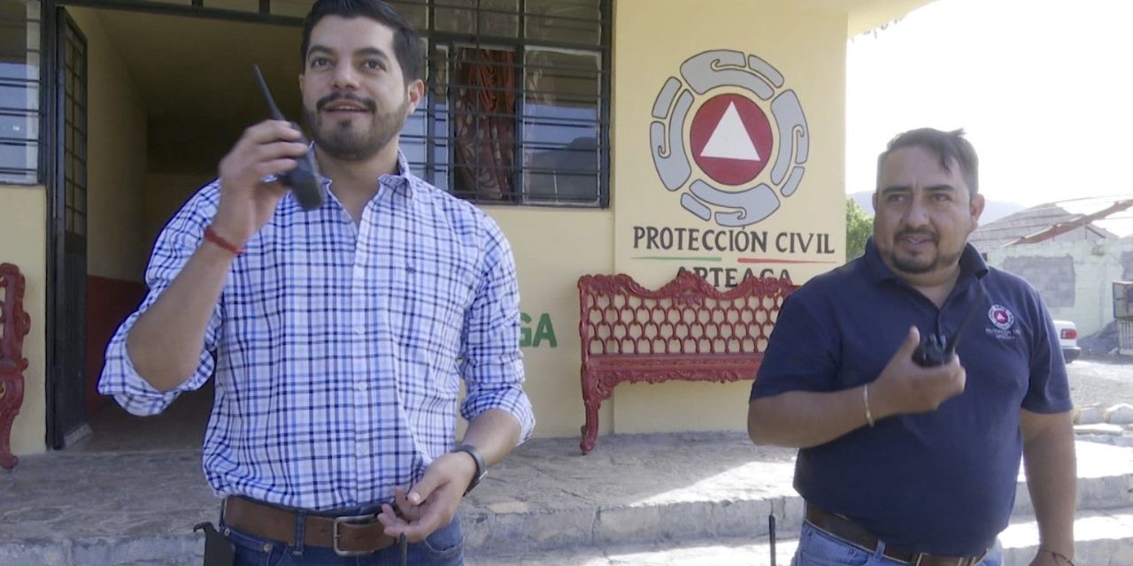 Entregan equipo a Protección Civil de Arteaga