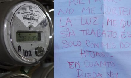 Me quedé sin trabajo: padre soltero pide que no le corten la luz