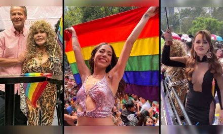 Danna Paola y otros artistas que se unieron la Marcha del Orgullo en CDMX 2022